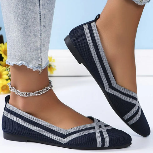 'Coraline' Mesh Slip On Flats - Celes Fashion